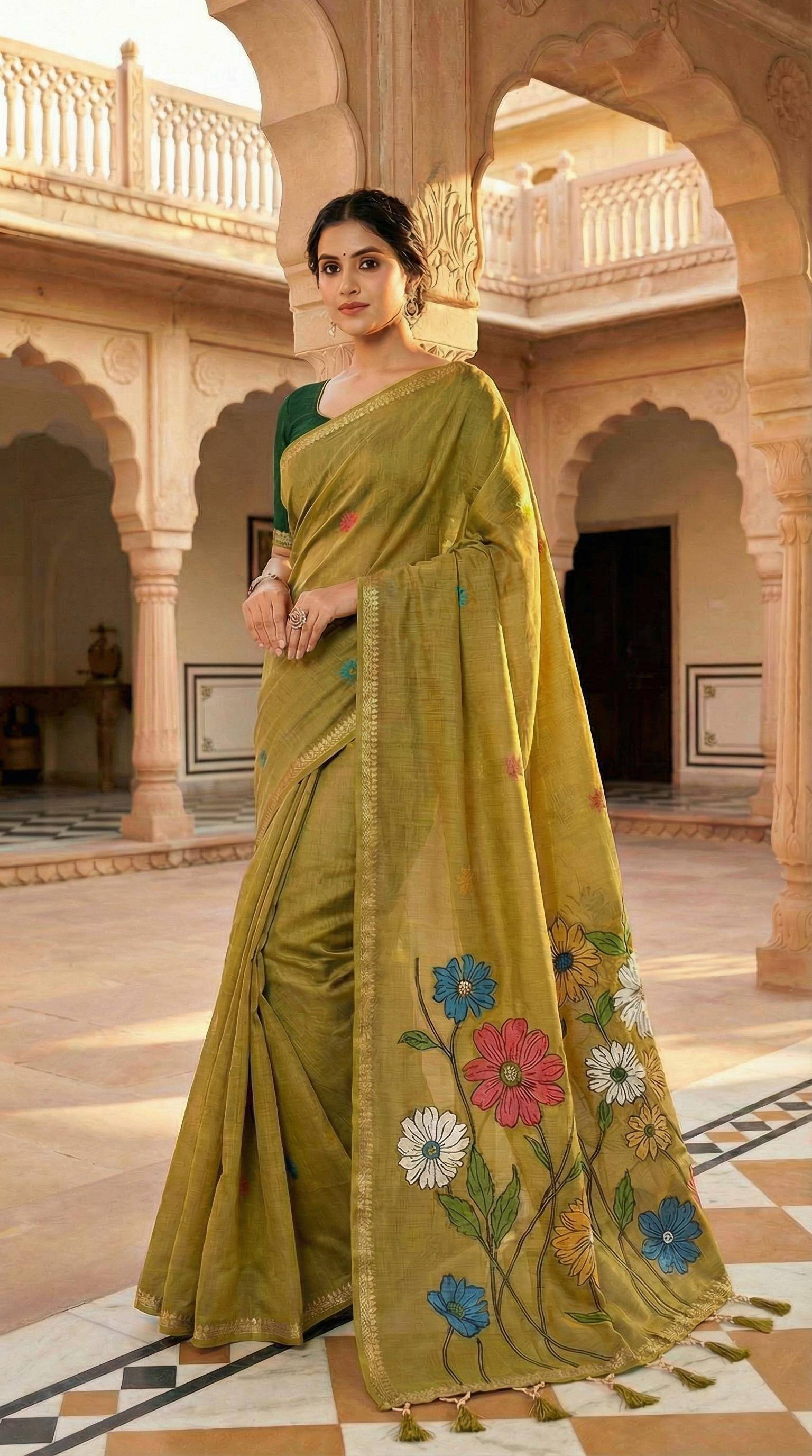 Anupama Arya Flower Saree dealers in Hyderabad